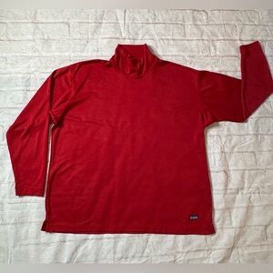 Patagonia Men's Bold Red Turtleneck  longsleeve shirt size XL
